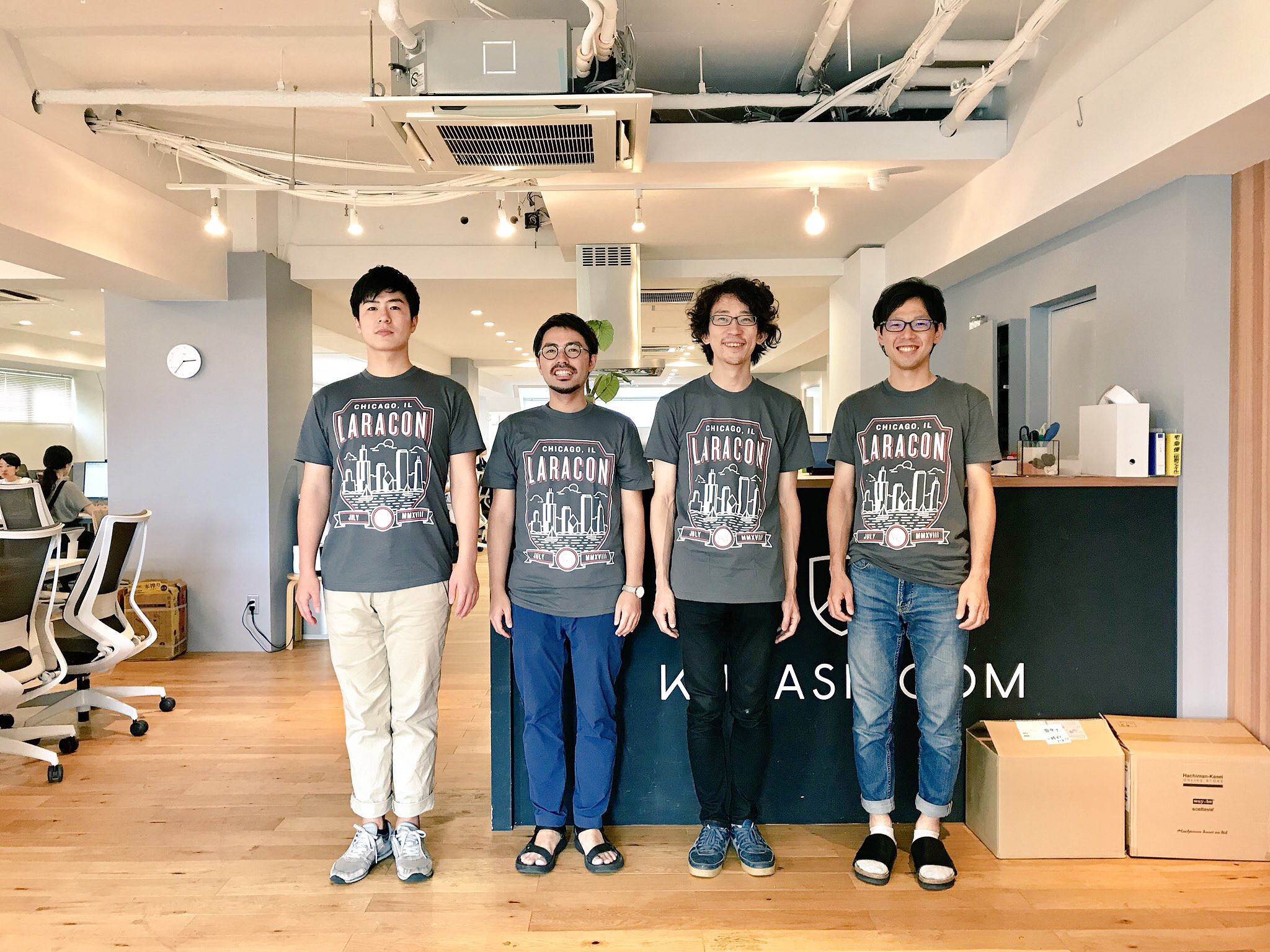 My dev team in Japan. Kurashicom Inc.